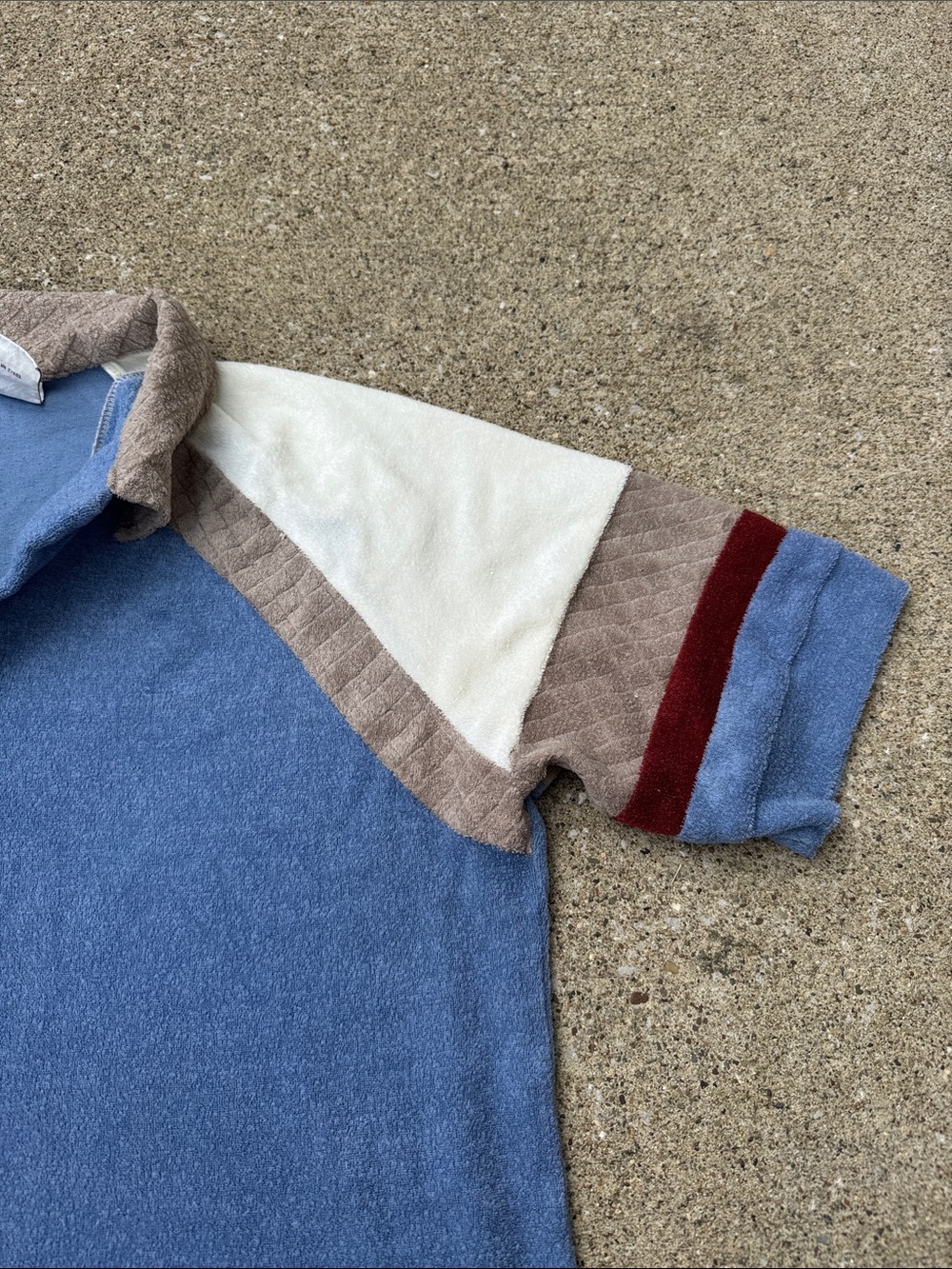 Vintage 70s Alfie Terrycloth Top Size L - Picture 2 of 7